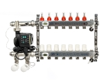 ВТП ТЕРМО-A 7 контура, нижнее подключение, комплект коллекторов теплого пола