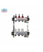 Коллекторная группа 3 контура гайки слева, БМ термометры А40.Ртн.03.НГ/ВР.БТ ВТП