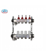Коллекторная группа 4 контура гайки справа, БМ термометры А40.Ртн.04.ВР/НГ.БТ ВТП