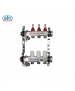 Коллекторная группа 3 контура гайки справа, электронные термометры А40.Ртн.03.ВР/НГ.ЭТ ВТП