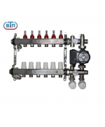 ВТП КОМБО.Л 6 контуров, комплект коллекторов теплого пола