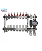 ВТП КОМБО.Л 7 контуров, комплект коллекторов теплого пола