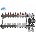 ВТП КОМБО.Л 9 контуров, комплект коллекторов теплого пола