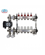 ВТП КОМБО.П 5 контуров, комплект коллекторов теплого пола