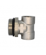 Тройник коллекторный 1 +1/2 +1/2 (с контрагайкой) M320-422