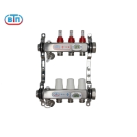 Коллекторная группа 3 контура гайки справа, электронные термометры А40.Ртн.03.ВР/НГ.ЭТ ВТП