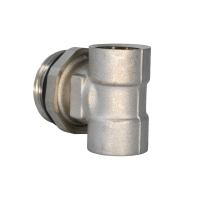 Тройник коллекторный 1 +1/2 +1/2 (с контрагайкой) M320-422