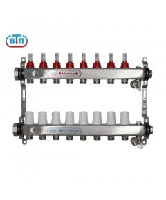 Коллекторная группа 8 контуров гайки слева А40.Ртн.08.НГ/ВР.ОТ ВТП