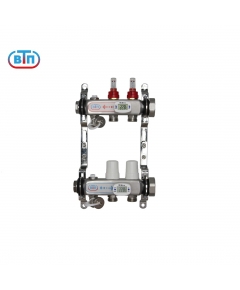 Коллекторная группа 2 контура гайки справа, электронные термометры А40.Ртн.02.ВР/НГ.ЭТ ВТП