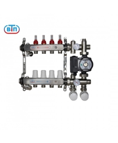 ВТП КОМБО.Л 4 контура, комплект коллекторов теплого пола