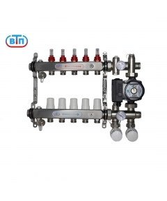 ВТП КОМБО.Л 5 контуров, комплект коллекторов теплого пола