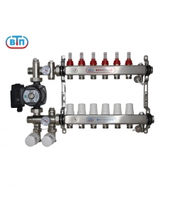 ВТП КОМБО.П 6 контуров, комплект коллекторов теплого пола