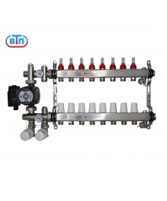 ВТП КОМБО.П 8 контуров, комплект коллекторов теплого пола