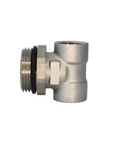 Тройник коллекторный 1 +1/2 +1/2 (с контрагайкой) M320-422