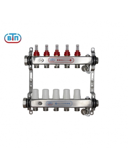 Коллекторная группа 5 контуров гайки слева А40.Ртн.05.НГ/ВР.ОТ ВТП