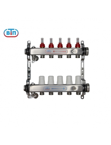 Коллекторная группа 5 контуров гайки справа А40.Ртн.05.ВР/НГ.ОТ ВТП