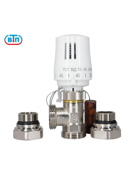 Термостатический клапан угловой ТКУ-20а