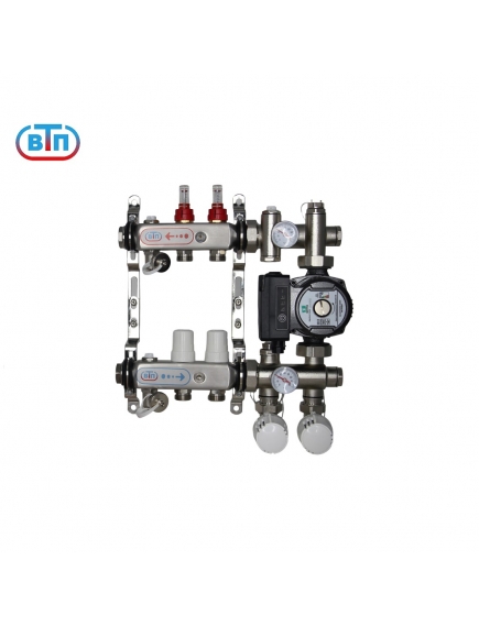 ВТП КОМБО.Л 2 контура, комплект коллекторов теплого пола