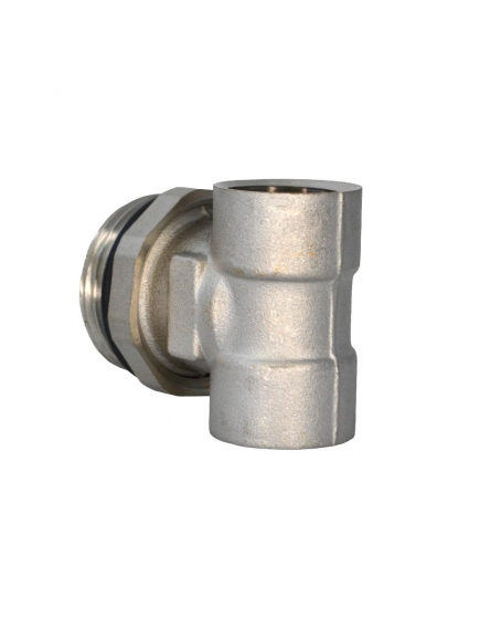 Тройник коллекторный 1 +1/2 +1/2 (с контрагайкой) M320-422