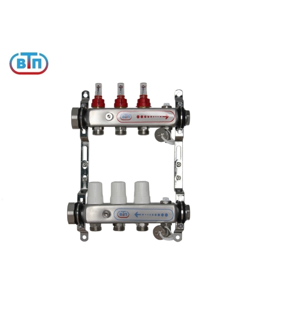 Коллекторная группа 2 контуров гайки слева А40.Ртн.02.НГ/ВР.ОТ ВТП