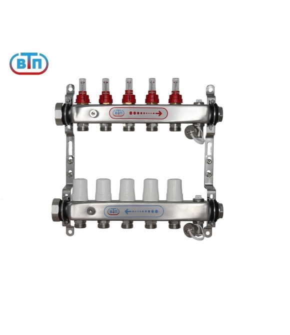 Коллекторная группа 5 контуров гайки слева А40.Ртн.05.НГ/ВР.ОТ ВТП