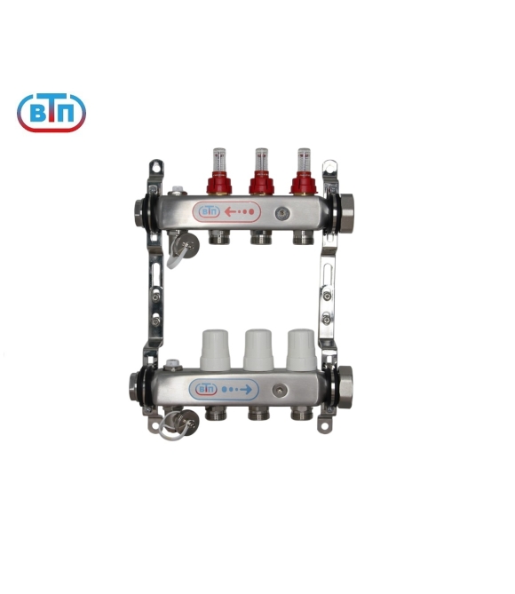 Коллекторная группа 3 контуров гайки справа А40.Ртн.03.ВР/НГ.ОТ ВТП