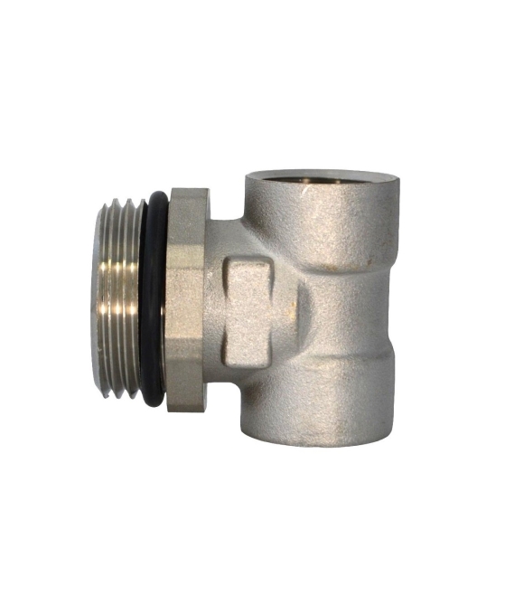 Тройник коллекторный 1 +1/2 +1/2 (с контрагайкой) M320-422